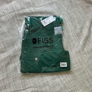 Figs Kade Hunter Green Cargo Scrub Pants